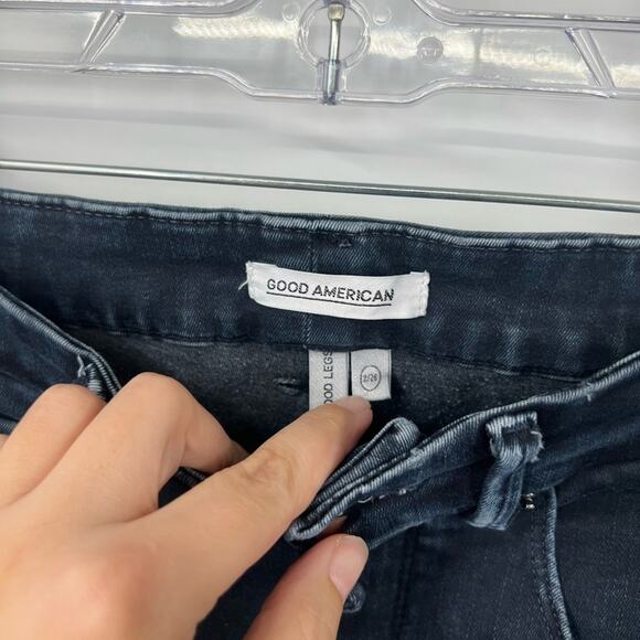 Good American High Rise Good Legs Jeans Distressed - Picture 4 of 7